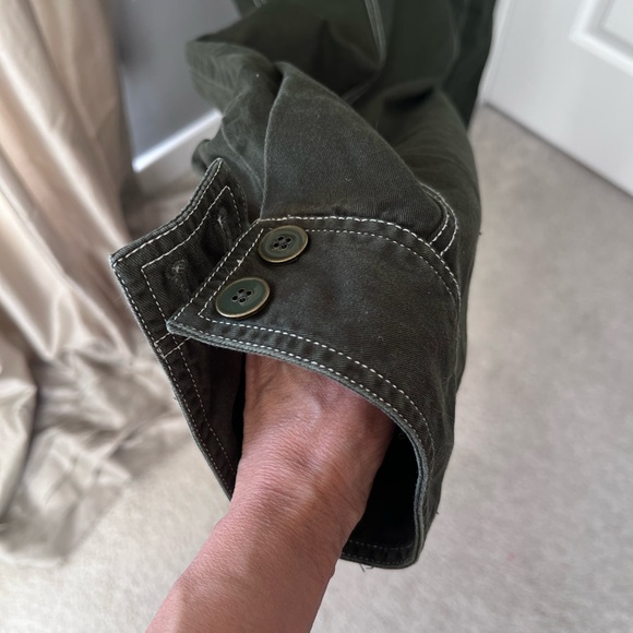 Ulla Johnson Dark Green Utility Jumpsuit with Belted Waist - Picture 11 of 14